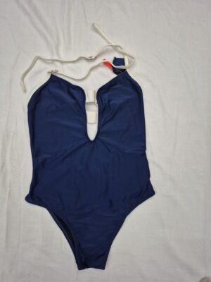 Maiô Karina 2 elásticos Azul